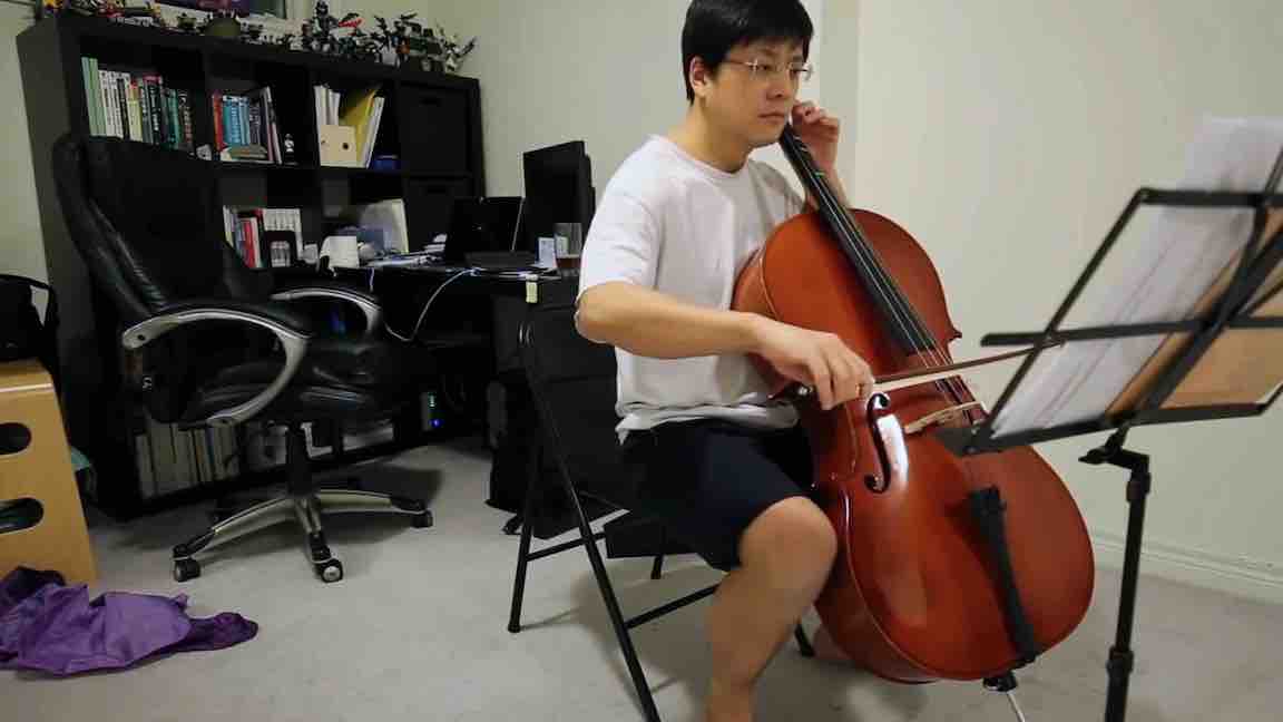 Play cello